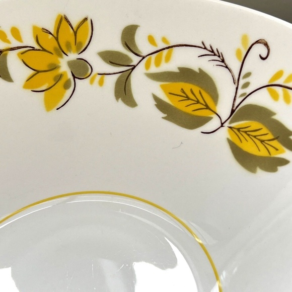 Vintage Mikasa Cera Stone Serving Bowl 9" Dia Sunflower Oven Proof - Picture 7 of 7